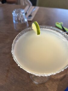 Orcaで飲んだライム添えのマルガリータ